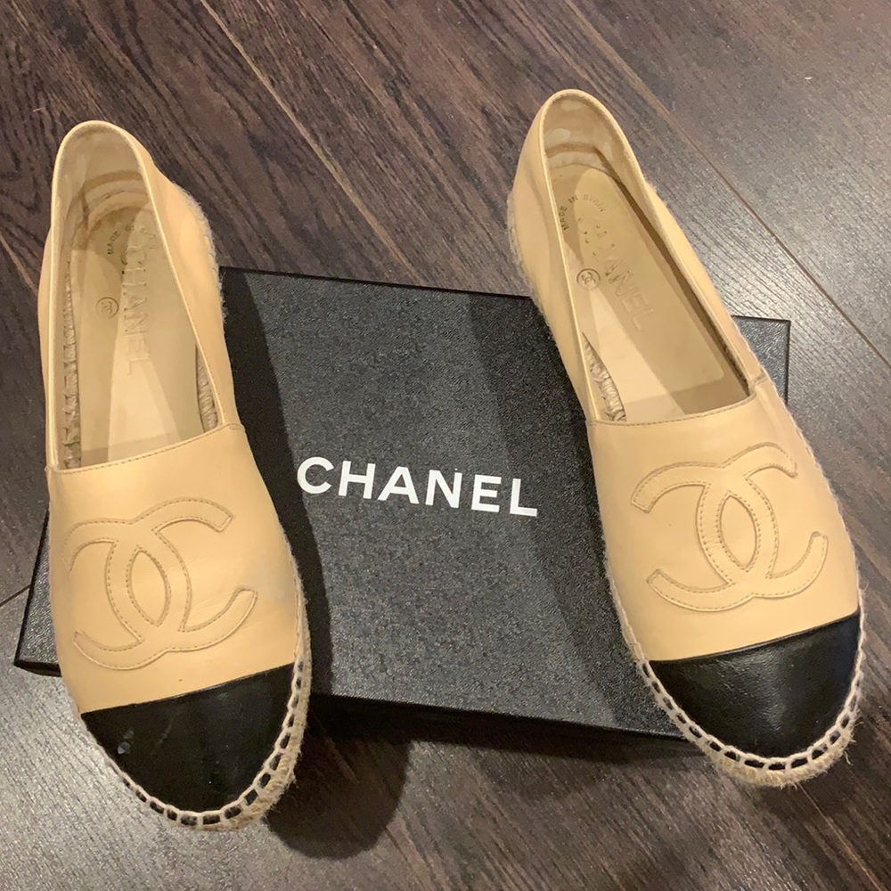 Chanel Tan Espadrilles size 39